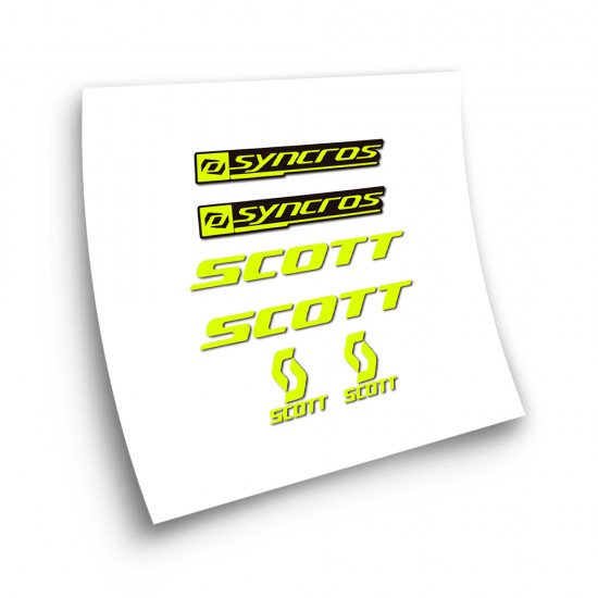 Pegatinas Para Cuadro De Bicicleta Syncros Scott - Star Sam