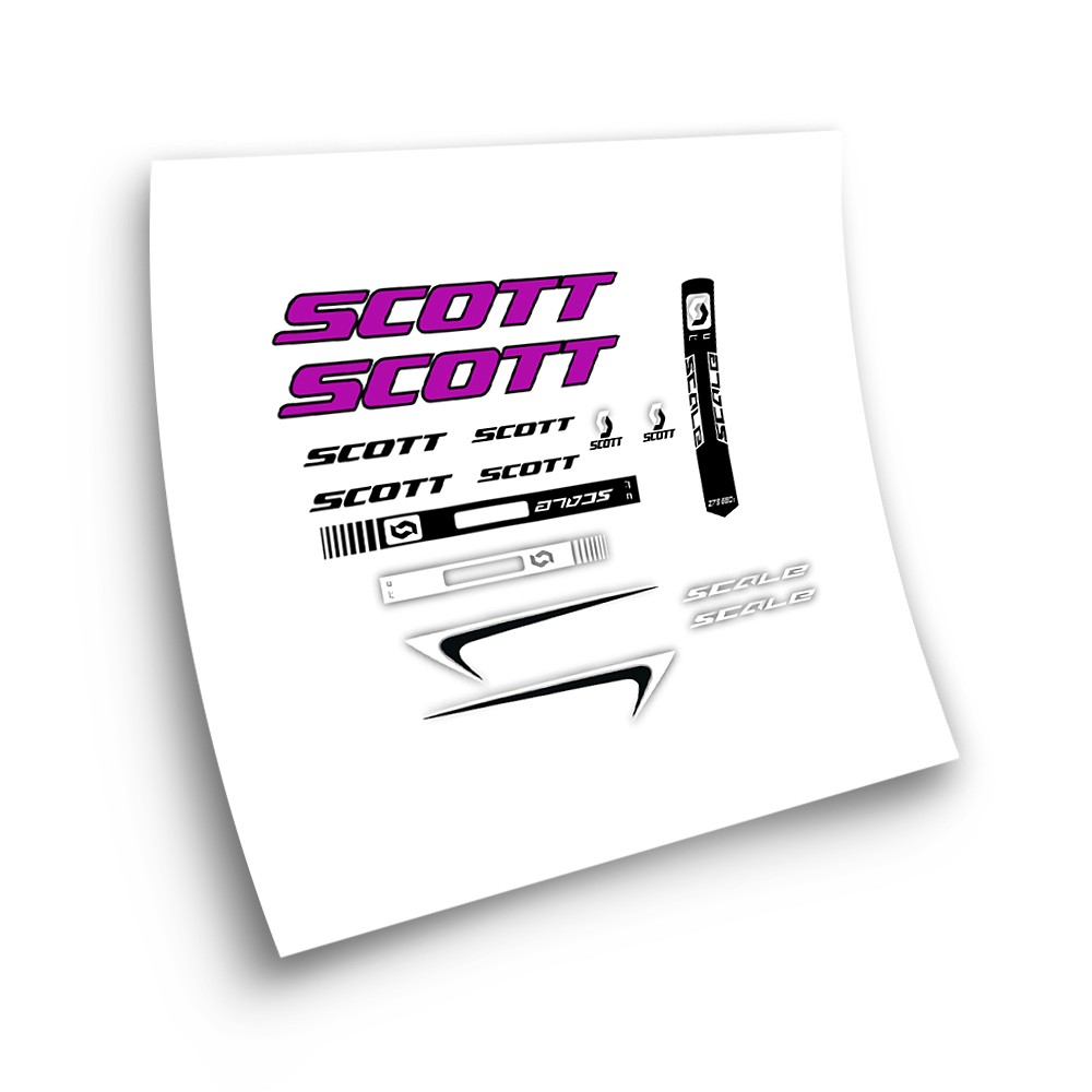 Fietsframe Stickers Scott Schaalmodel 1 - Star Sam