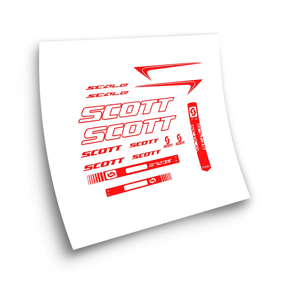 Fietsframe Stickers Scott Schaalmodel 2 - Star Sam