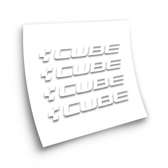 Pegatinas Para Cuadro De Bicicleta Cube 4 Logos - Star Sam