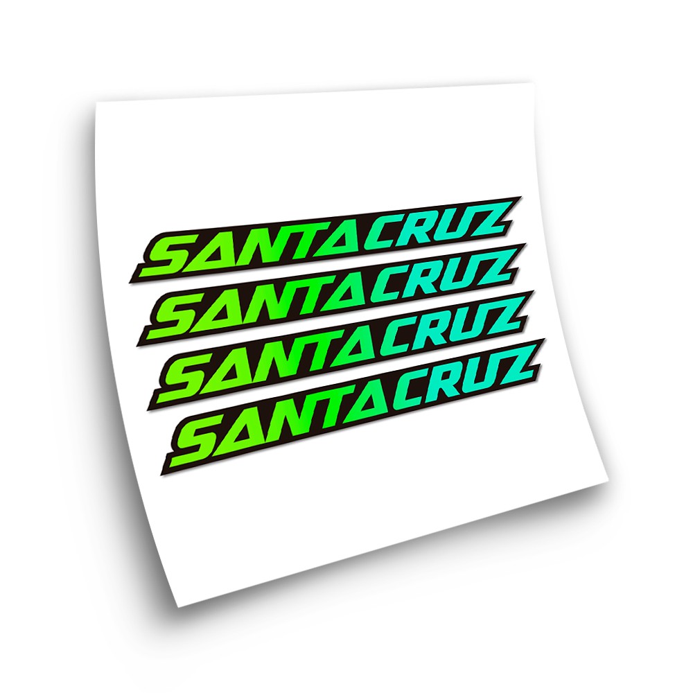 Santa Cruz Degraded Bike Sticker Choose Your Colour - Star Sam