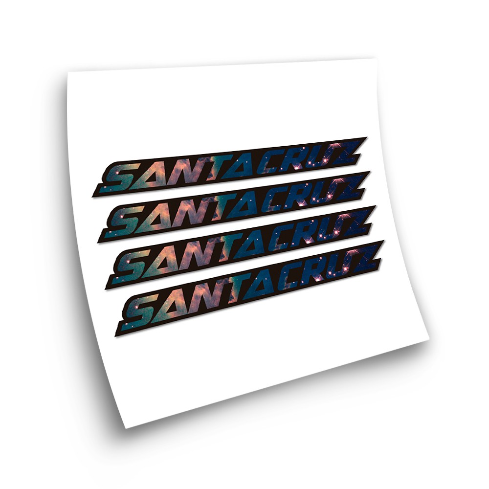 Stickers Pour Cadre de Velo Santa Cruz Galaxy - Star Sam