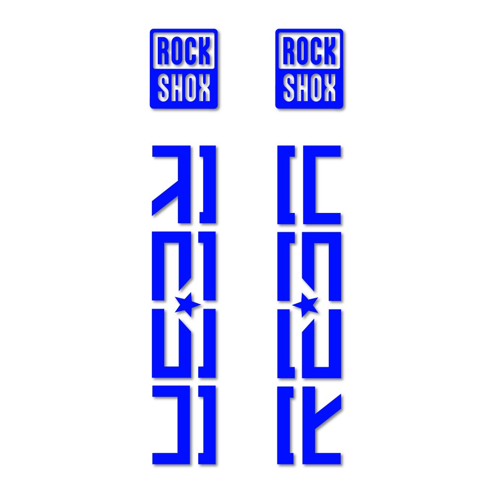 Rock Shox Reba Bike Die-Cut Sticker Choose Colour 2020 - Star Sam