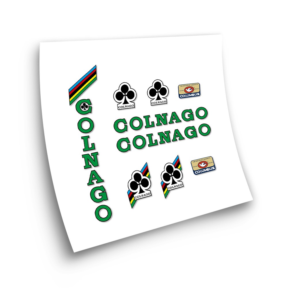 Fietsframe Stickers Colnago Columbus UCI - Star Sam