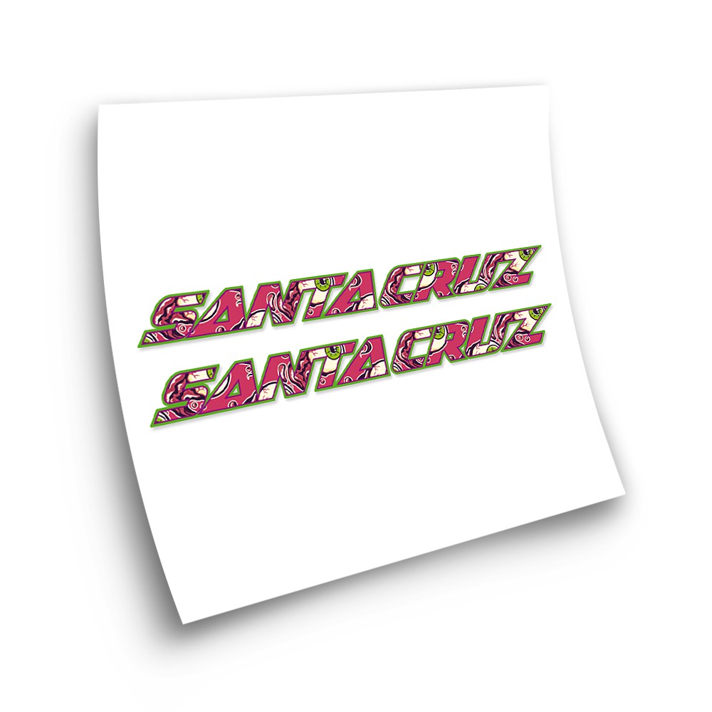 Stickers Pour Cadre de Velo Santa Cruz Eyeball Zombie - Star Sam