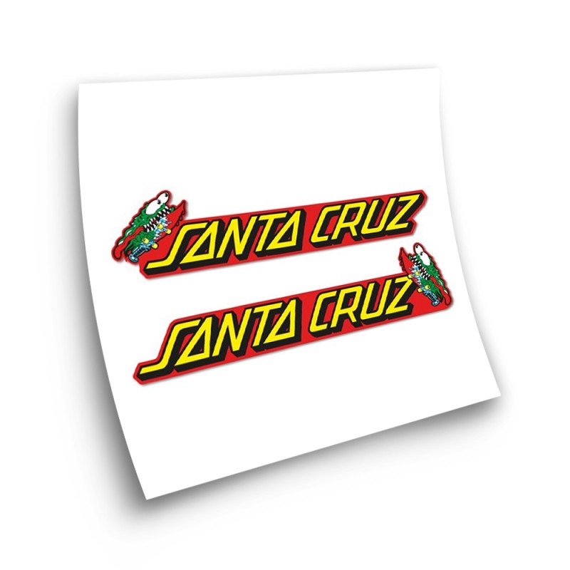 Santa Cruz Skateboarding Frame Bike Sticker - Star Sam