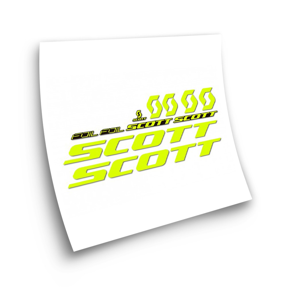 Scott Foil Frame Bike Sticker Choose Your Colour - Star Sam