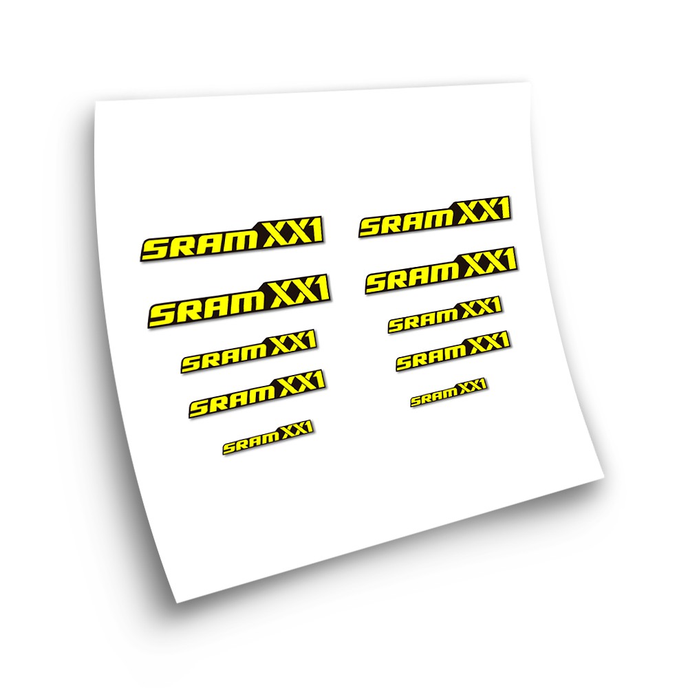 Fietsframe Stickers Sram XX1 Model 4 - Star Sam