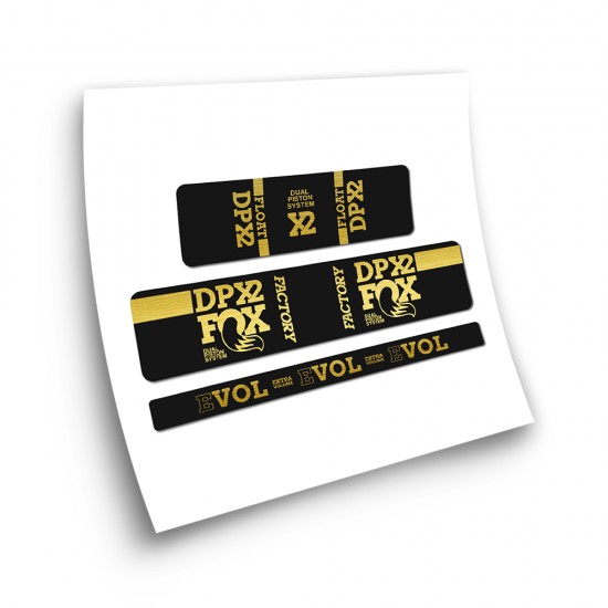 Schokdemper Stickers Fiets Fox Float DPX2 - Star Sam