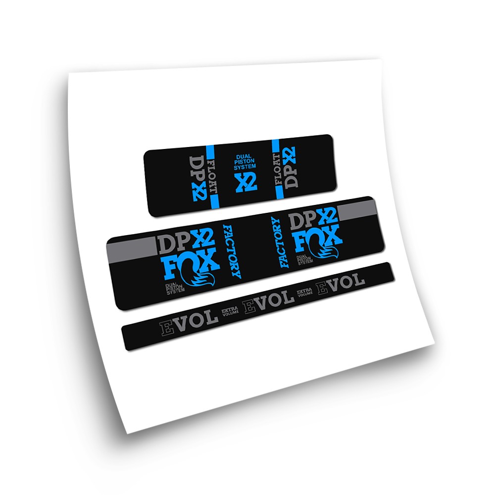 Schokdemper Stickers Fiets Fox Float DPX2 - Star Sam