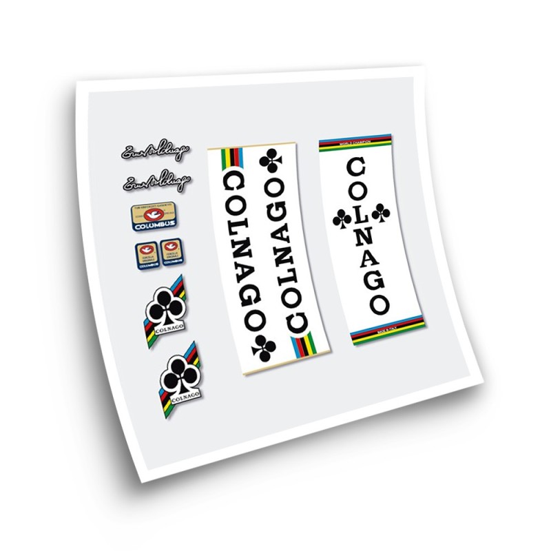 Stickers Pour Cadre de Velo Colnago Modele Mexico - Star Sam