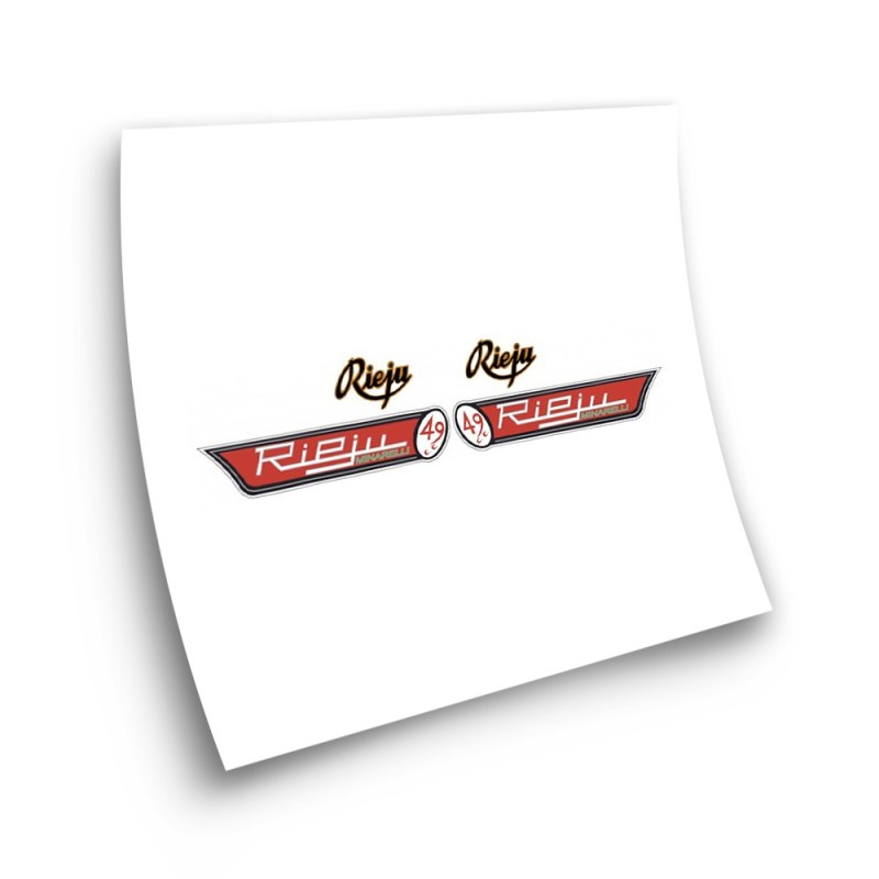 Autocollants Pour Motos Rieju 49 cc Set de Sticker - Star Sam