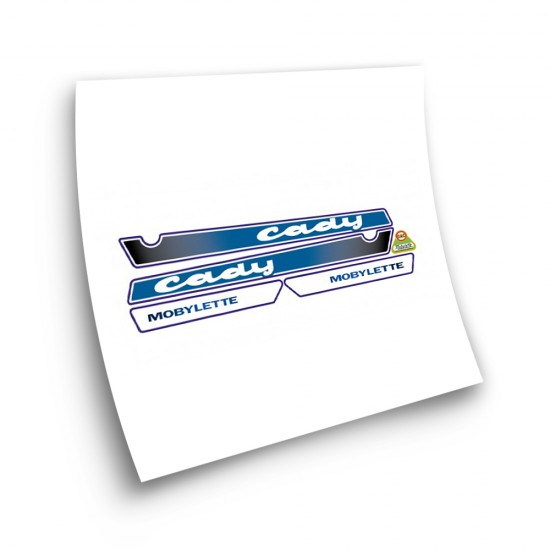 Stickers Mobylette CADY E-14 Blauw 1 - Ster Sam