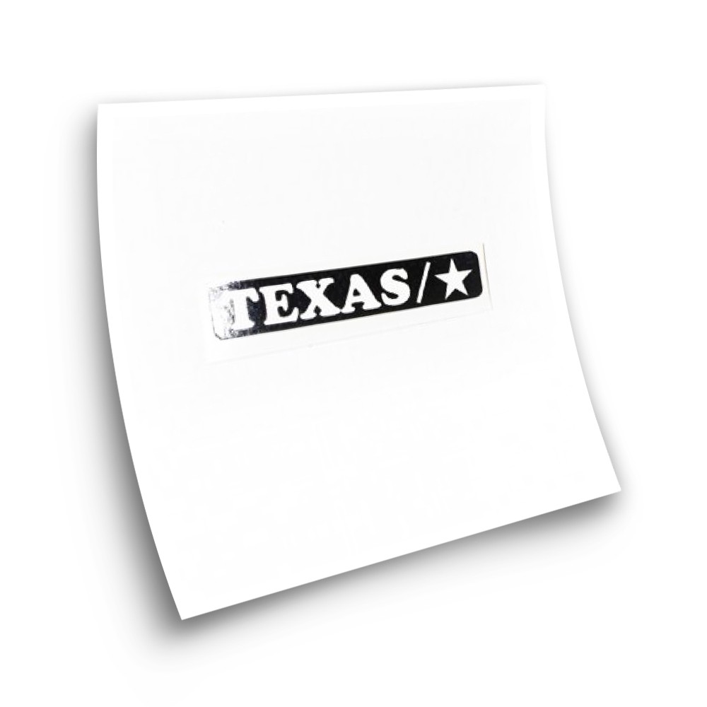 Montesa Texas Motorbike Stickers Adhesive Black-White - Star Sam
