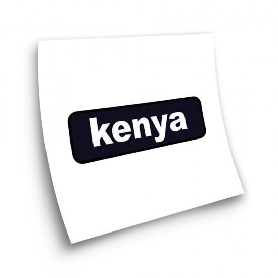 Motorfiets Stickers Montesa Impala Kenia Sticker - Ster Sam