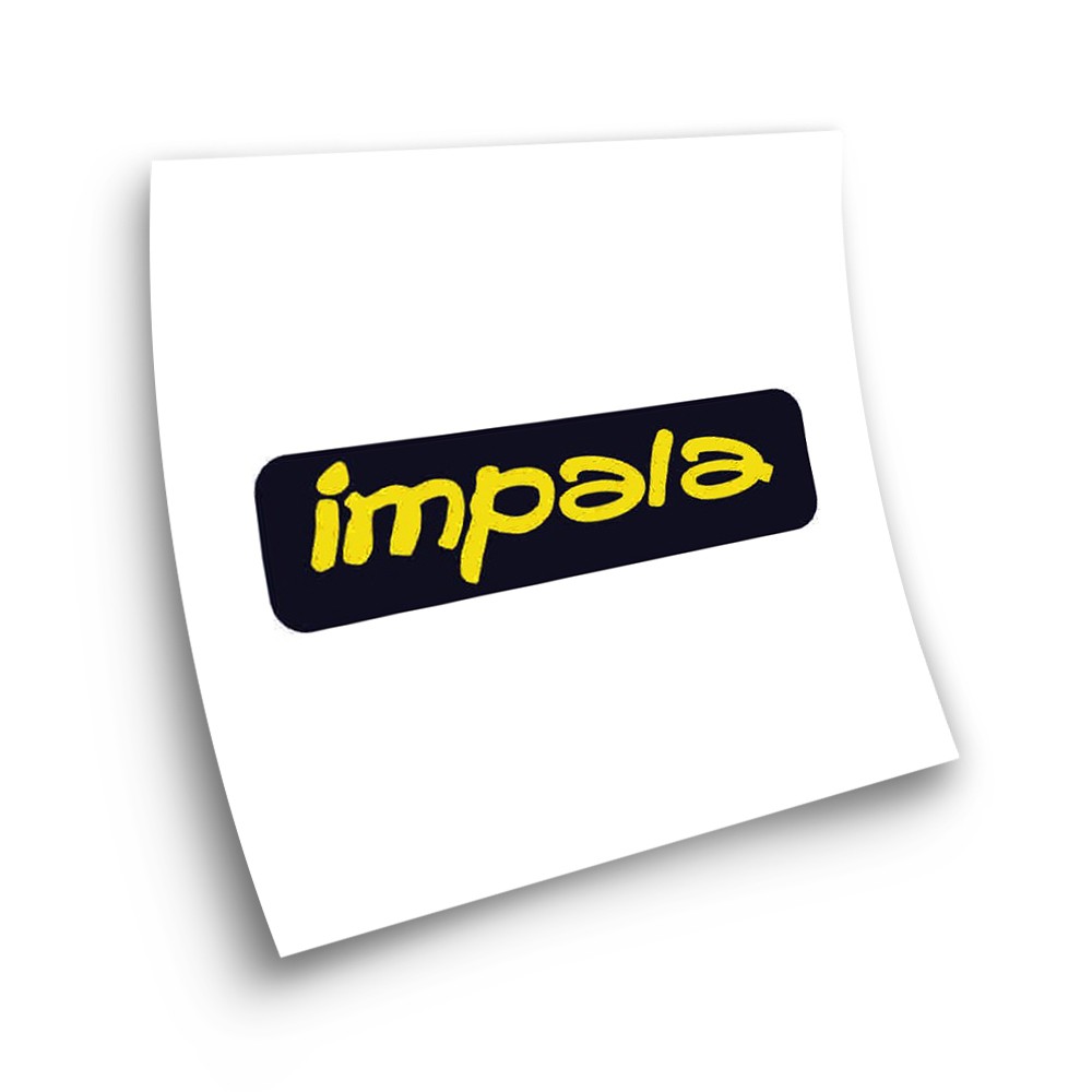 Montesa Impala Motorbike Stickers Adhesive Black-Yellow - Star Sam
