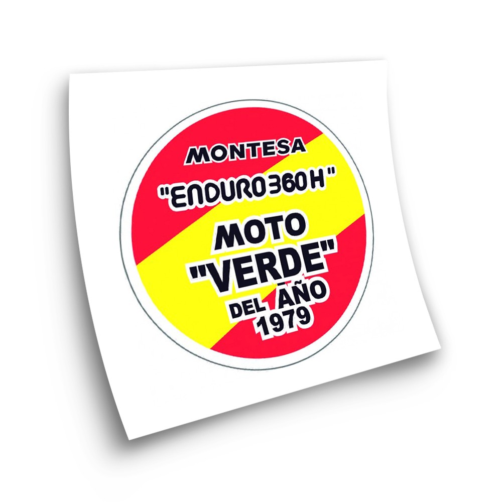 Autocolantes de Motocicleta Montesa Enduro 360 Sticker Verde - Star Sam