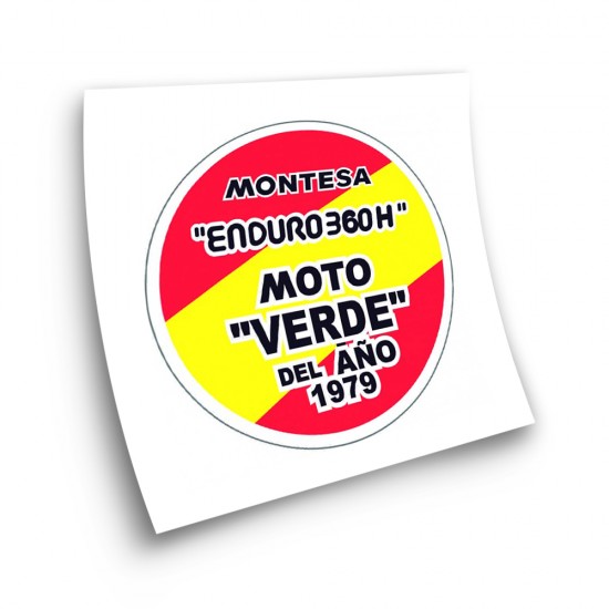 Motorfietsstickers Montesa Enduro 360 Sticker Groen - Star Sam