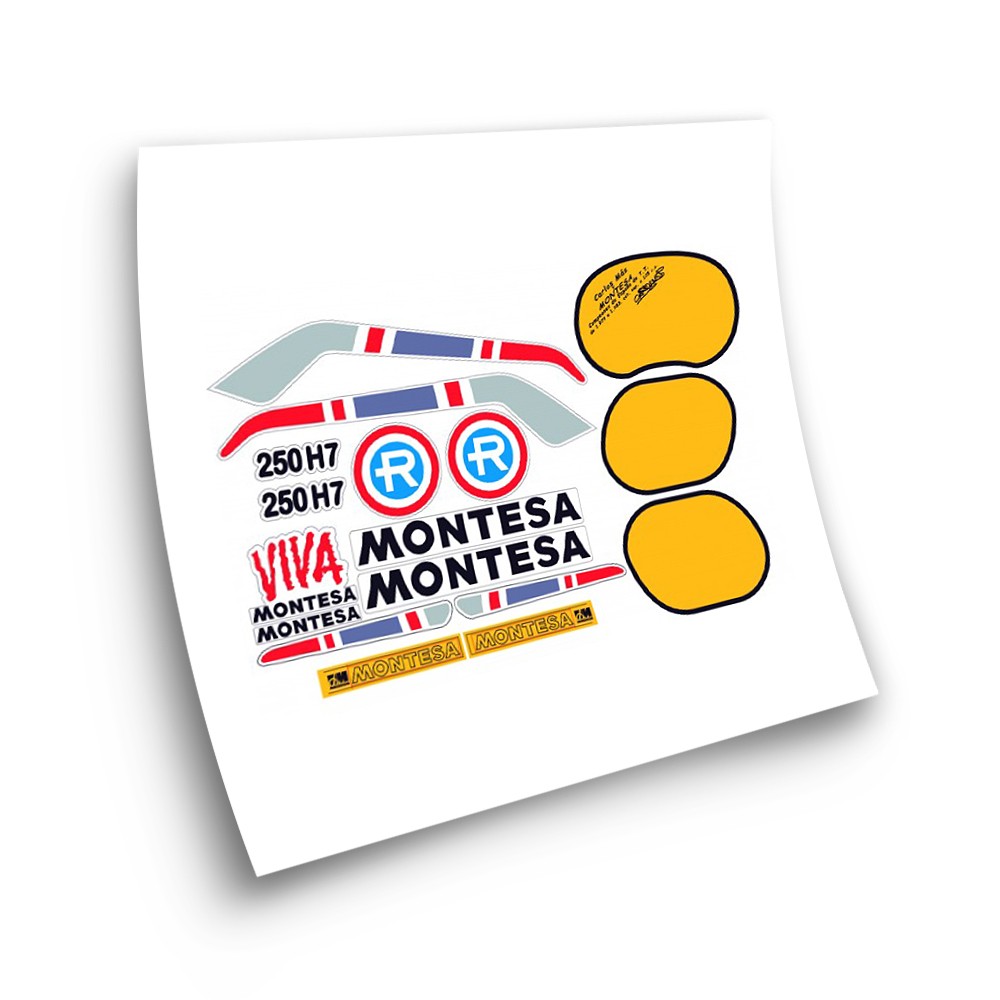 Stickers Moto Montesa Enduro 250 H7 1e serie - Star Sam