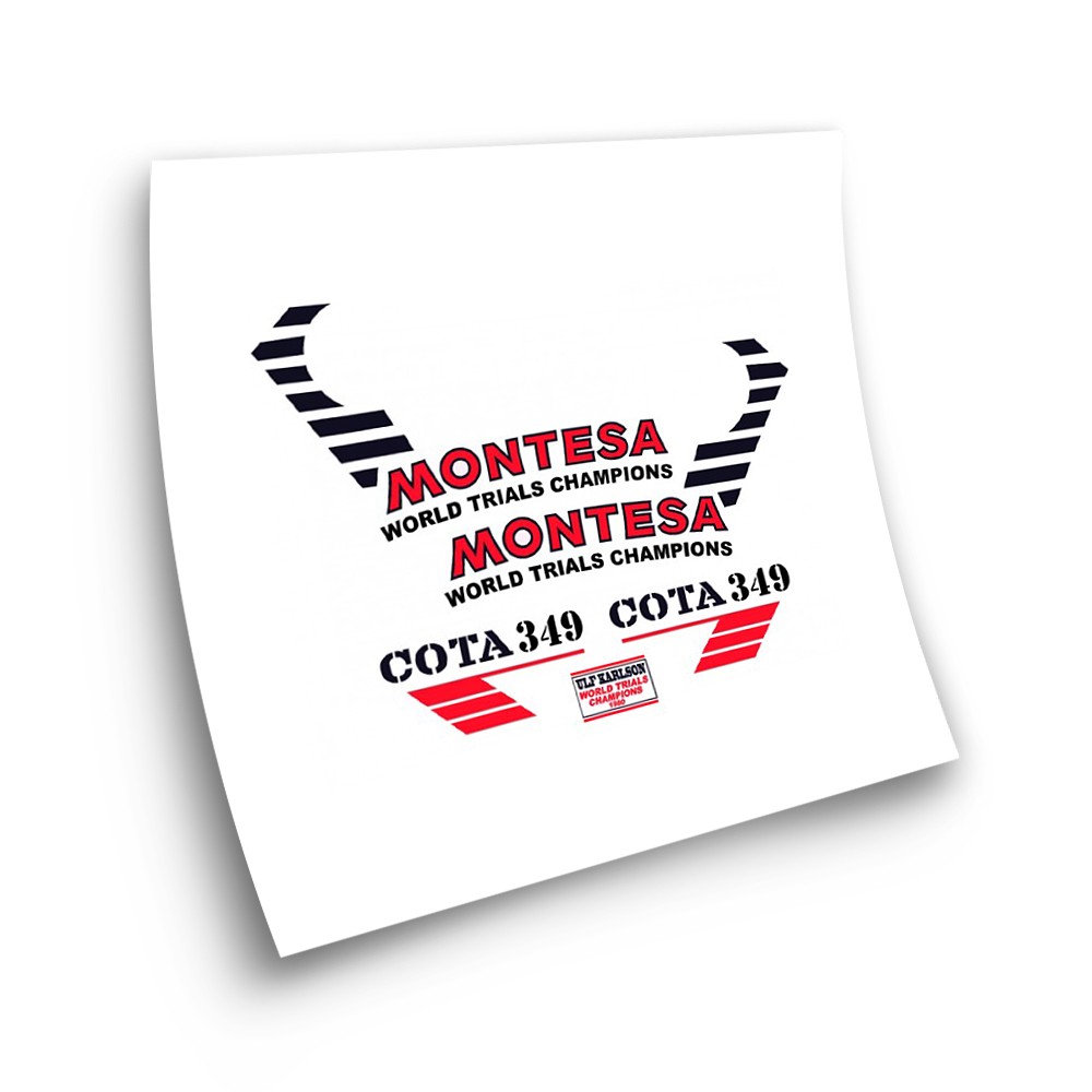 Motorfiets Stickers Montesa Cota 349 Stickerset - Ster Sam