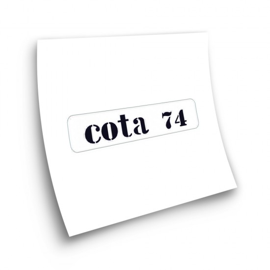 Stickers Moto Montesa Cota 74 Sticker Wit - Star Sam
