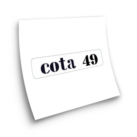 Stickers Moto Montesa Cota 49 wit Sticker Wit - Star Sam
