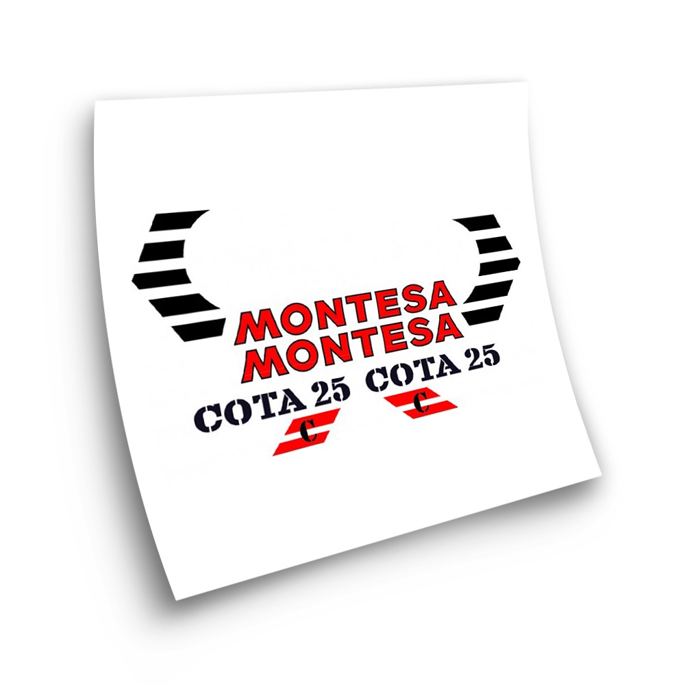 Montesa Cota 25 C Aufklebersatz Motorrad Aufkleber  - Star Sam