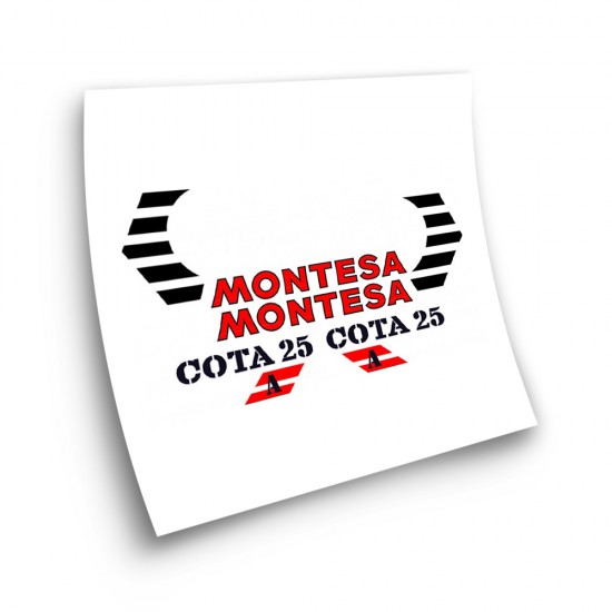 Moto Stickers Montesa Cota 25 A Zestaw naklejek - Star Sam