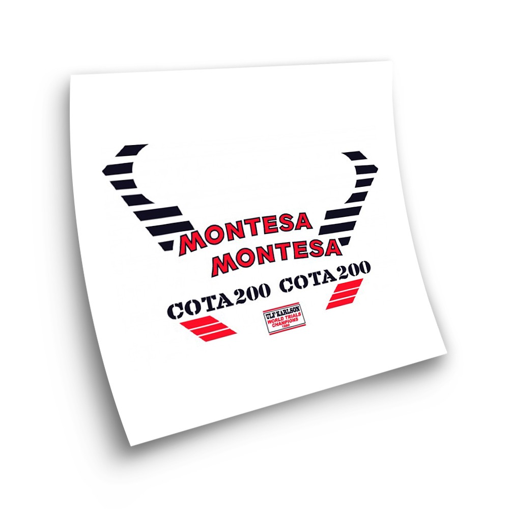 Moto Stickers Montesa Cota 200 Stickerset - Ster Sam
