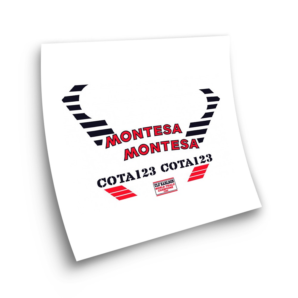 Moto Stickers Montesa Cota 123 Stickerset - Ster Sam