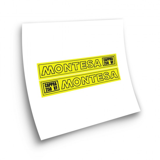 Moto Stickers Montesa Cappra 250 VF Voorvork Stickers - Ster Sam