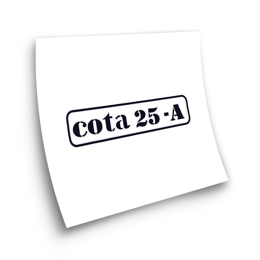 Adesivi Per Moto Montesa Cota 25-A Sticker Bianco - Star Sam
