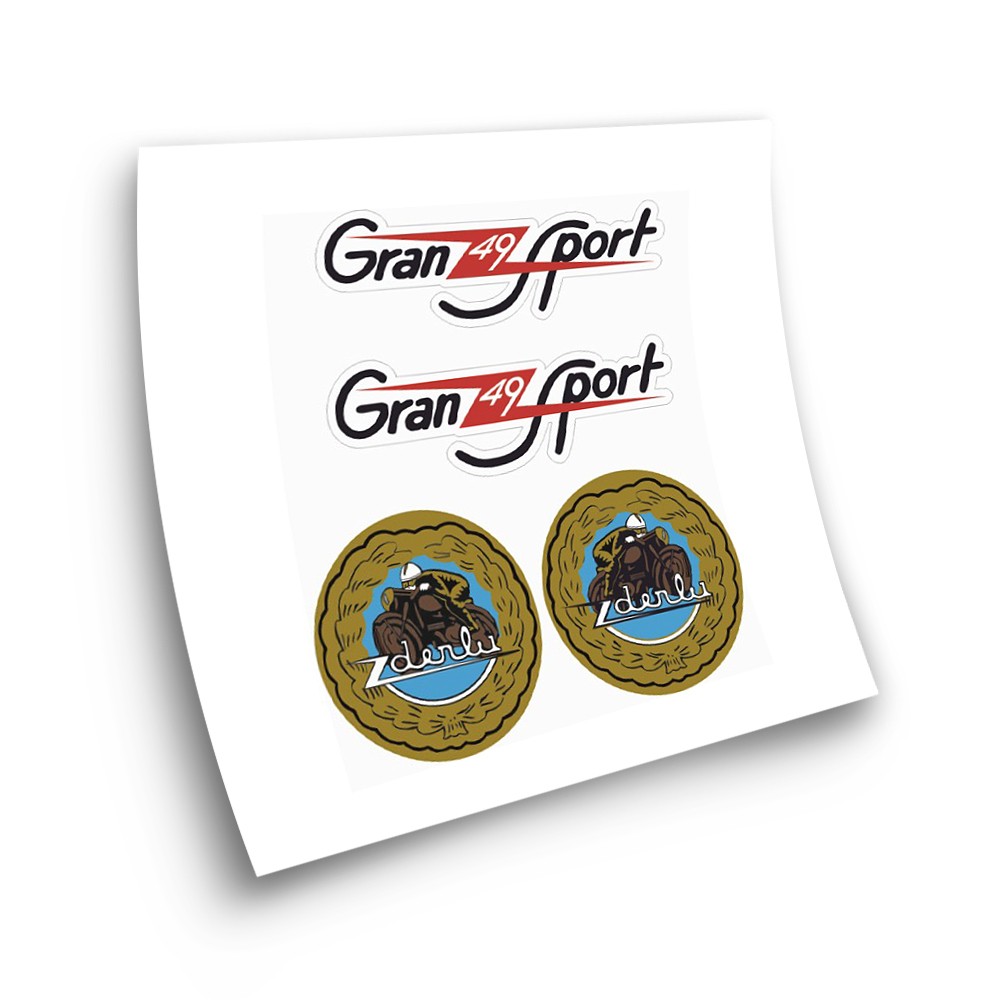Derbi Gran Sport 49 Sticker Set Motorbike Stickers  - Star Sam