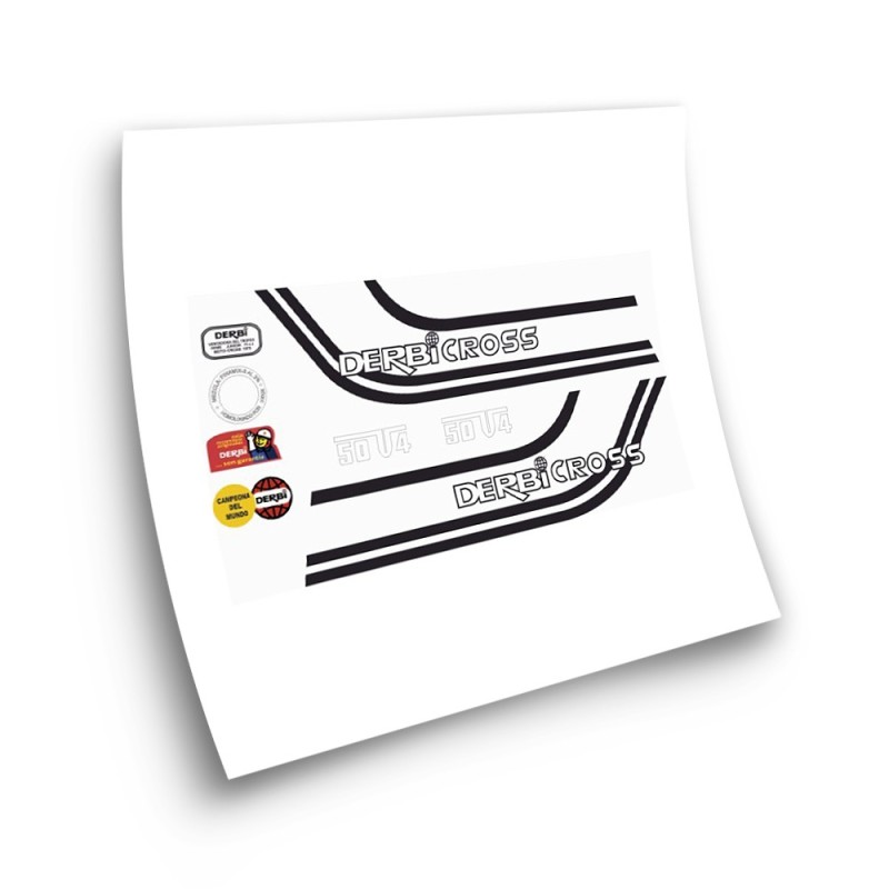 Moto Stickers Derbi Cross 50v4 Sticker Set - Star Sam