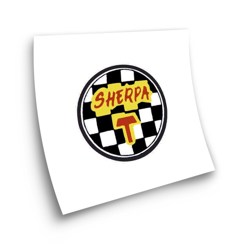 Bultaco Sherpa T Adhesive Motorbike Stickers  - Star Sam