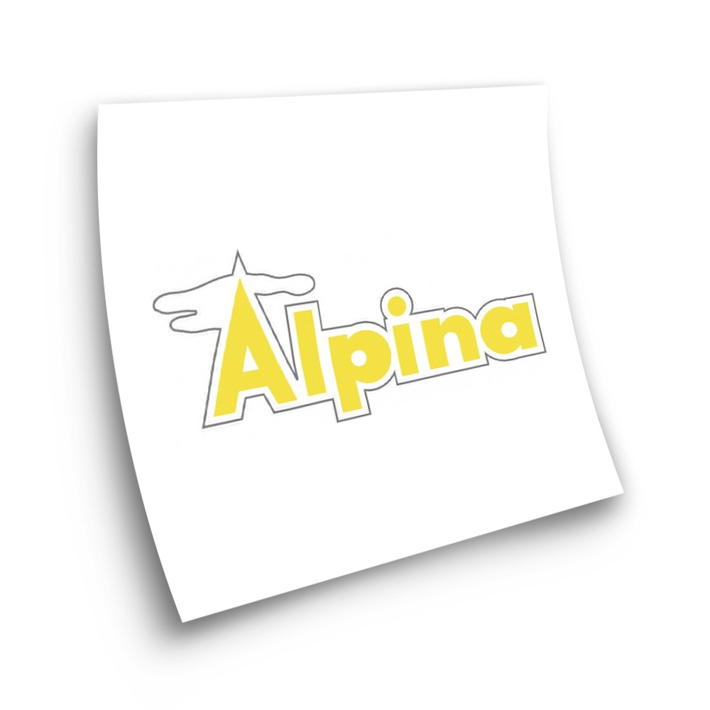 Adesivi Per moto Bultaco Alpina Sticker Giallo - Star Sam