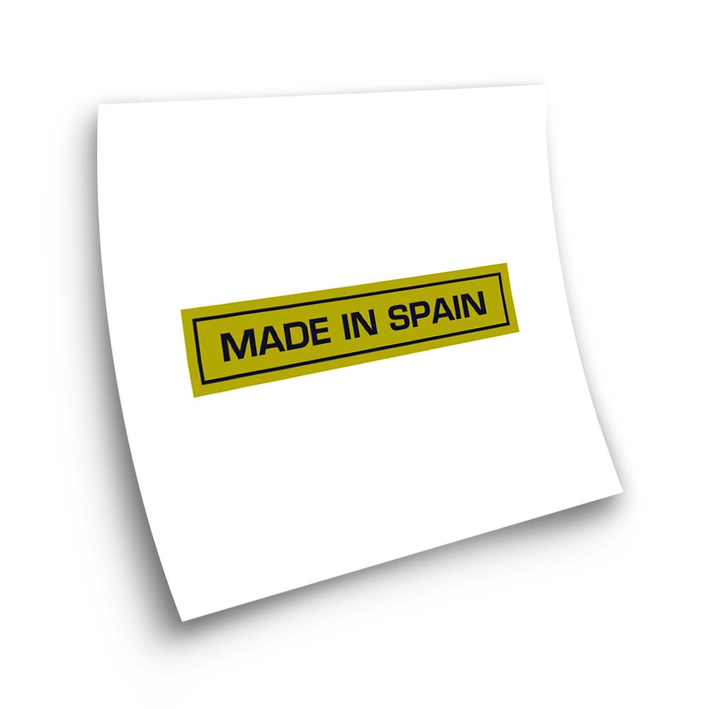 Autocollant Motos Montesa Sticker Made in Spain Couleur Or - Star Sam