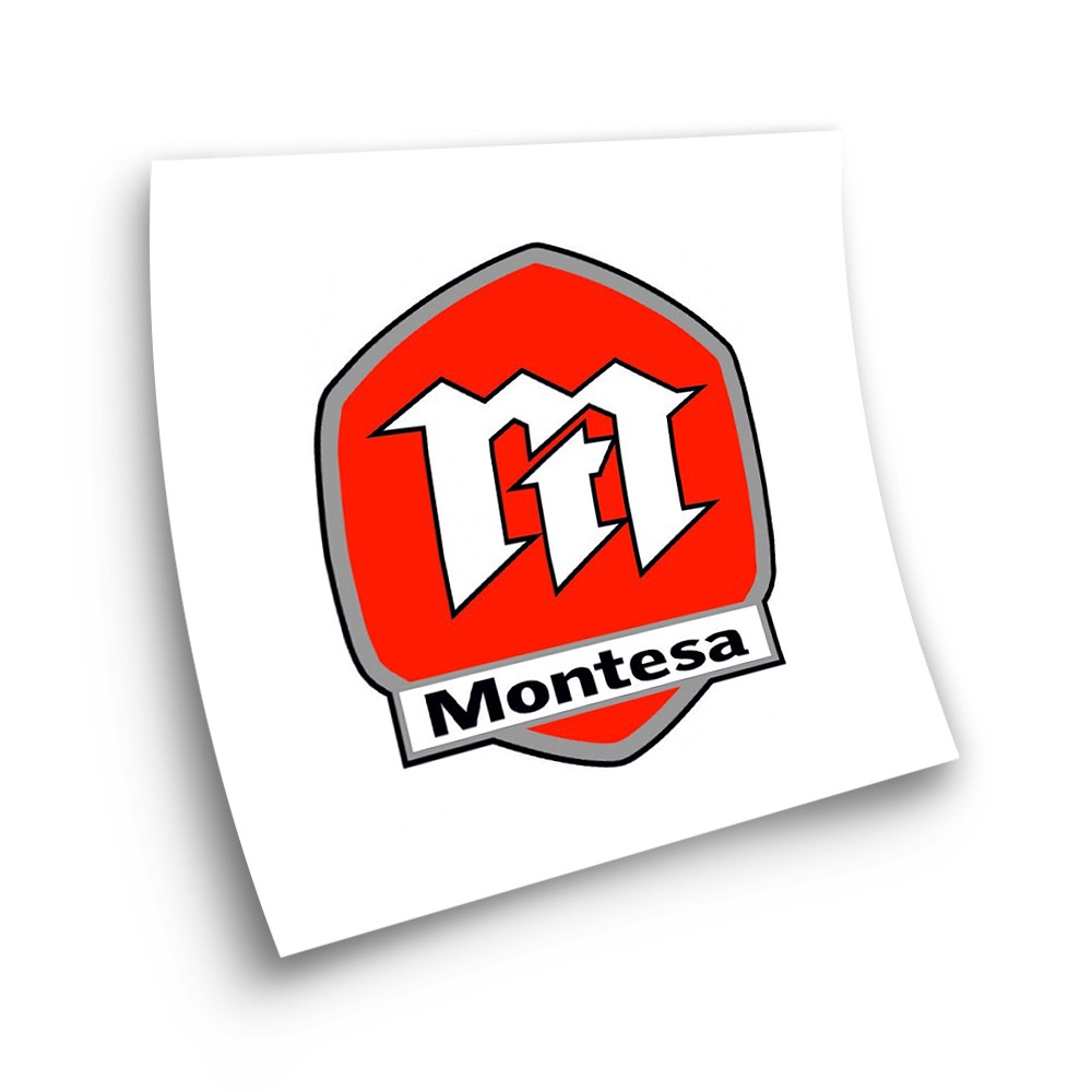 Naklejki na motocykle Montesa Naklejka z nowoczesnym logo - Star Sam