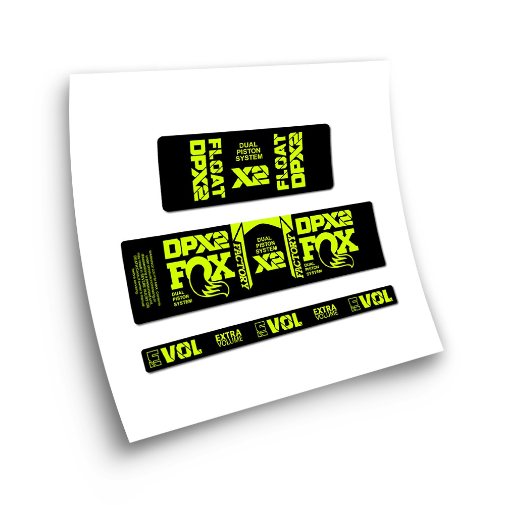 Schokdemper Stickers Fox DPX2 Jaar 2021 - Star Sam