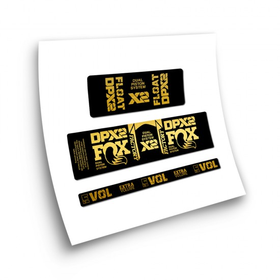Stickers Pour Amortisseur de Velo Fox DPX2 2021 - Star Sam