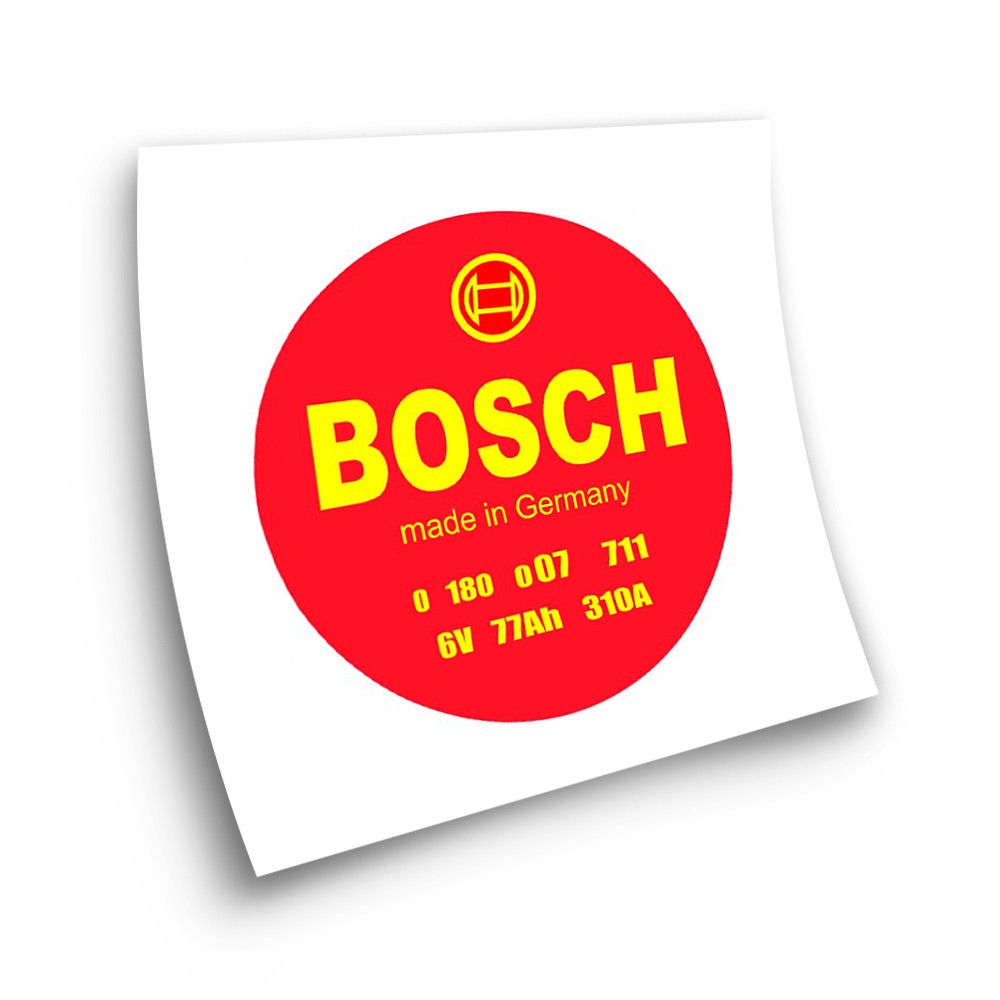 Bosch Adhesive Made in Germany Motorbike Stickers  - Star Sam
