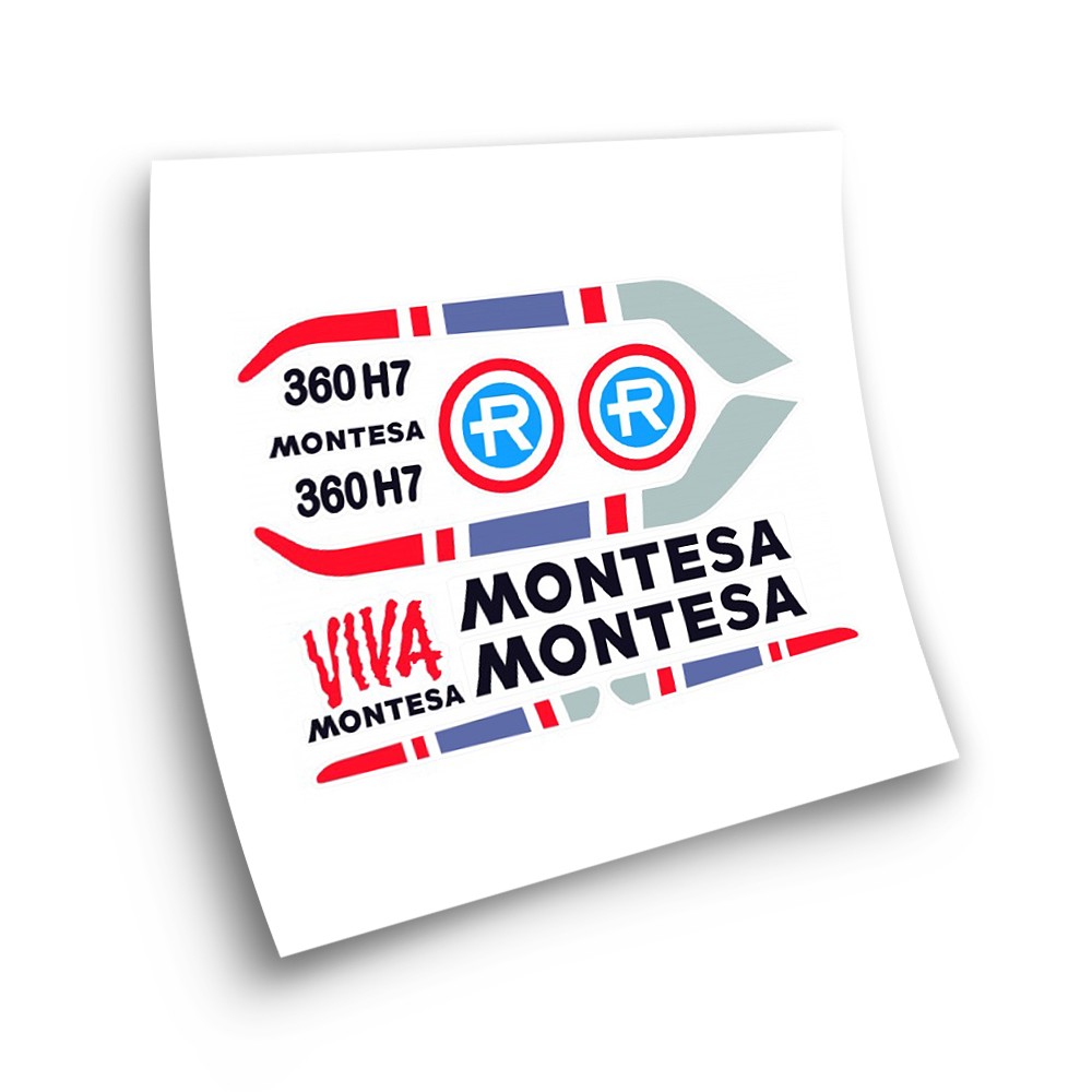Montesa Hart 360 H7 Viva Montesa Motorbike Stickers  - Star Sam