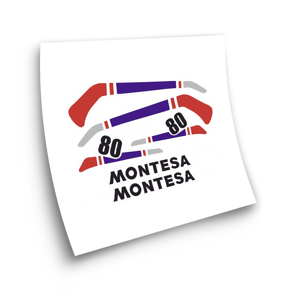 Autocollant Motos Montesa Enduro 80 H7 carlos mas Stickers - Star Sam