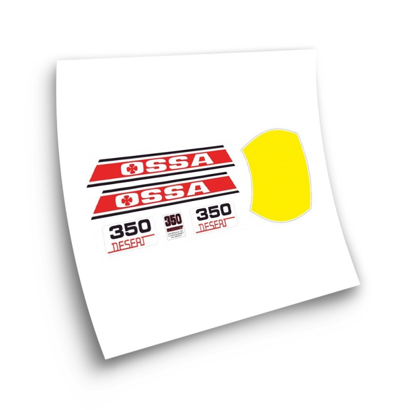 Autocollants Pour Motos Ossa DESERT 350 1980 - Star Sam