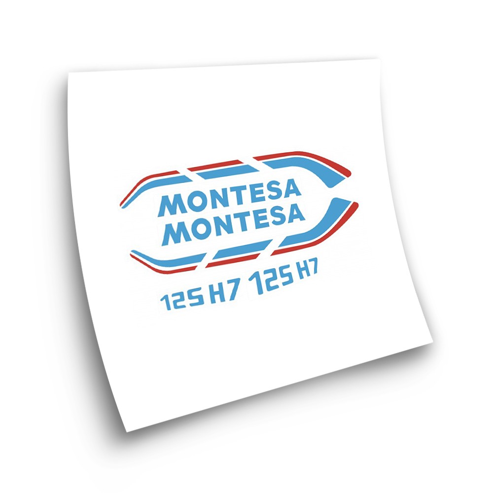 Montesa Hart 125 H7 Klebstoffs Motorrad Aufkleber  - Star Sam