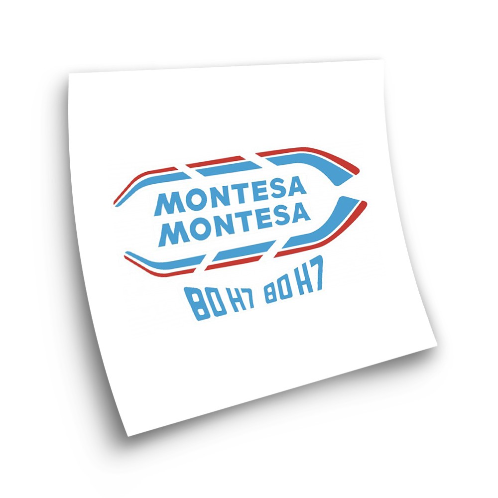 Montesa Hart 80 H7 Adhesive Motorbike Stickers  - Star Sam