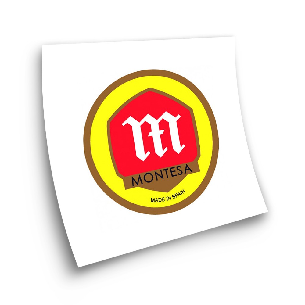 Motorbike Stickers Montesa Adhesive Red - Yellow - Star Sam