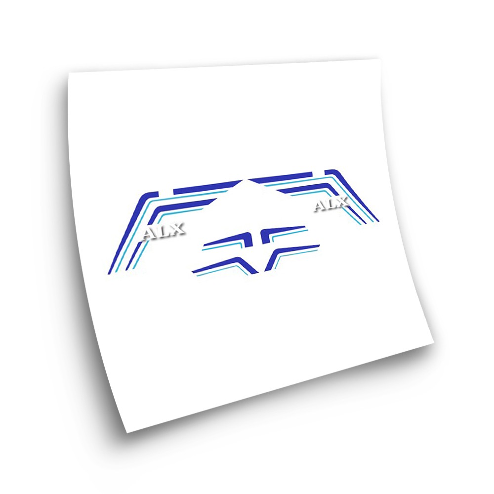 Pegatinas Para Moto Vespino ALX Roja stickers azules - Star Sam