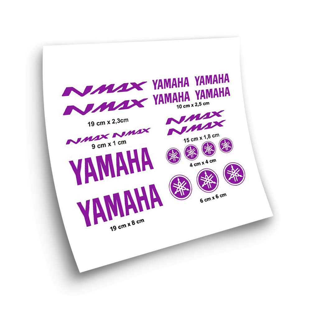 Autocollants Pour Motos Yamaha Nmax divers coloris - Star Sam