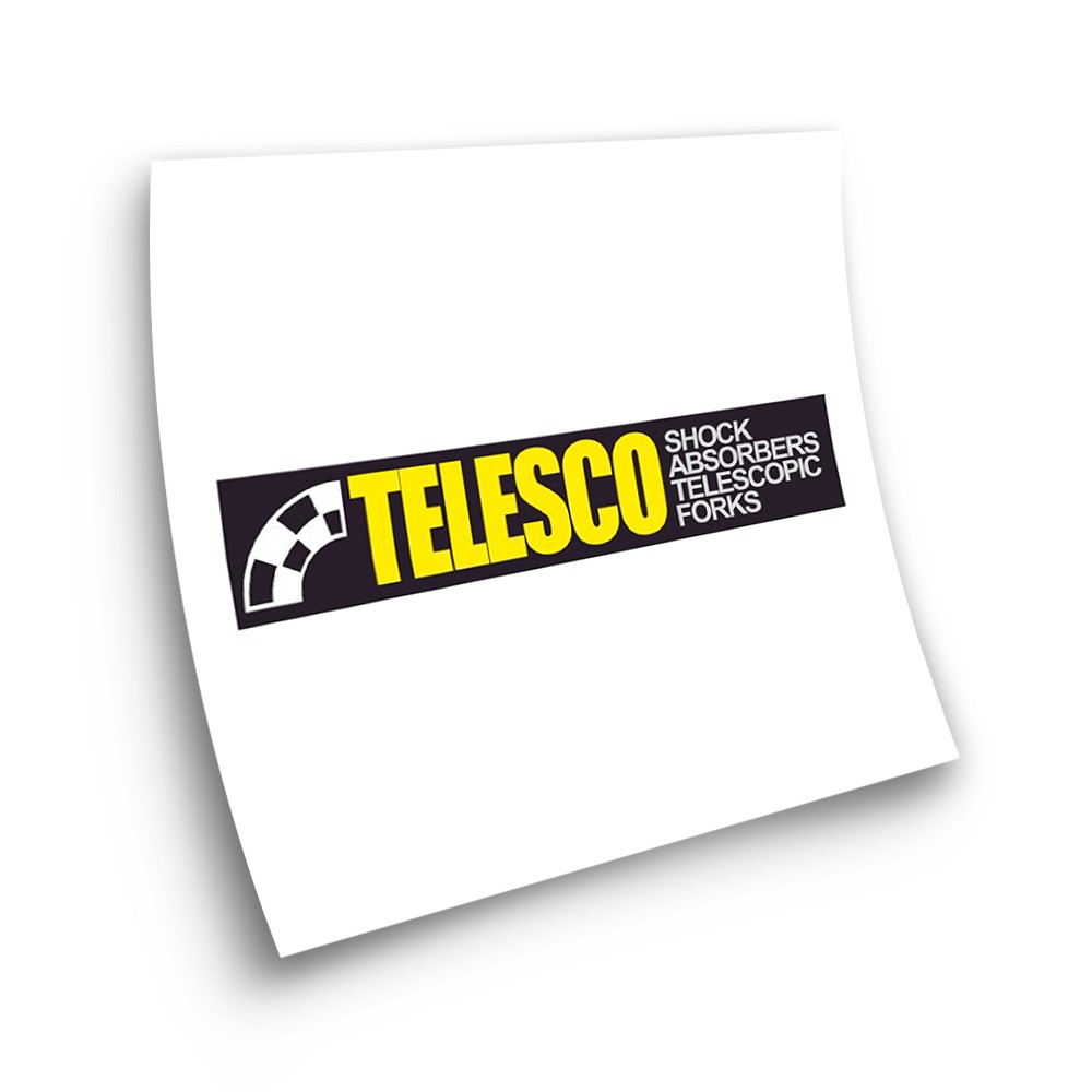 Autocollant Pour Motos Telesco Fourche Sticker - Star Sam